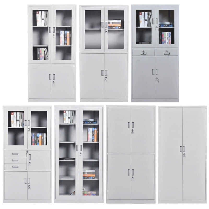 Chengdu Factory Steel File Cabinet Office Information Cabinet Financial Certificate Cabinet Iron Locker Low Cabinet File Cabinet