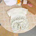 Baby rompers summer outfit fashionable bodysuit short sleeve triangle romper newborn infant summer thin casual