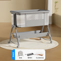 Upgrade - latex coconut palm mattress [winter snow gray standard] naked bed + storage basket