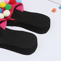 Amazon aliexpress plus size fashion women's sandals women's summer outwear plus size candy color one-line sandals wholesale