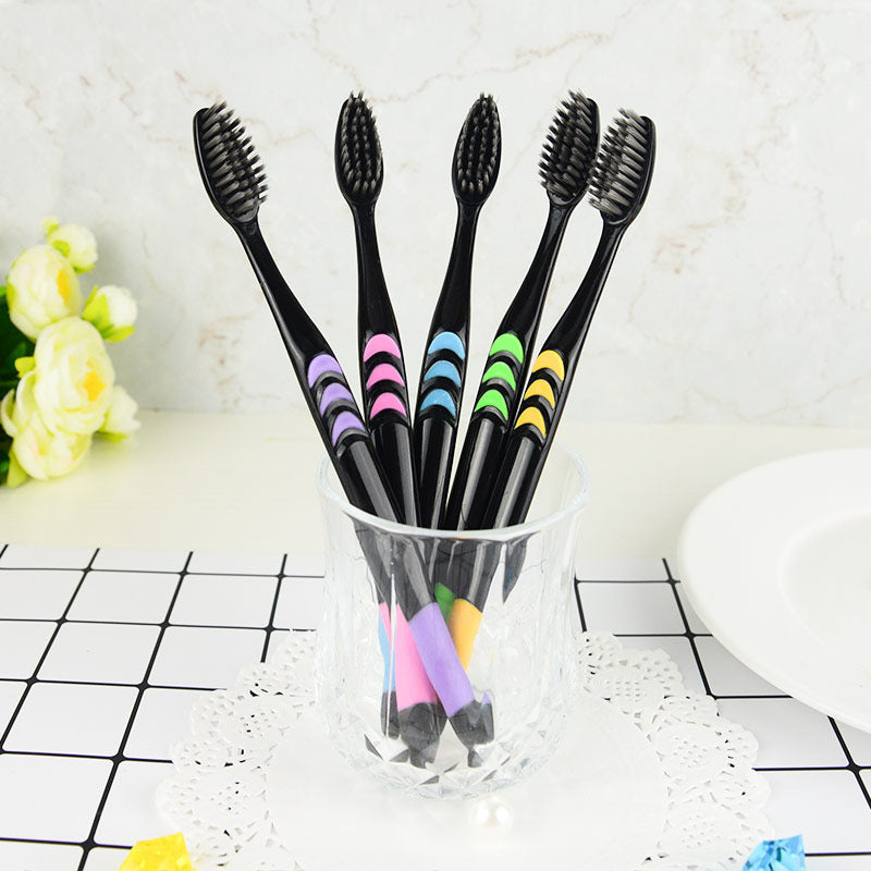 10 bamboo charcoal soft-bristled toothbrushes, street stalls, boxed daily necessities, household clothes, men's and women's sets wholesale