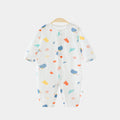Baby clothes spring and autumn thin long sleeves air conditioning men's and women's baby onesie pajamas pure cotton newborn haki rompers