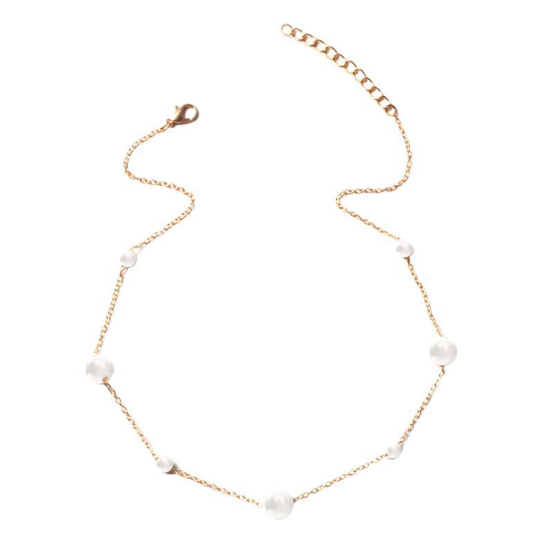 Sweater chain autumn and winter wholesale european and american stylish jewelry women's simple fashion chain niche accessible luxury elegant pearl necklace