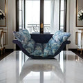 Banana boat rocking chair lazy sofa home lounge chair living room balcony retro design casual rocking chair cross-border export