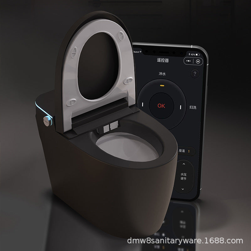 Smart toilet integrated automatic flip built-in foam shield toilet with water tank