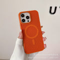 Metal lens cooling magnetic suction suitable for iphone16e mobile phone case magsafe skin-feeling mesh apple 15/14