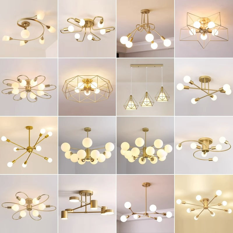 export european style living room chandelier post-modern casual three-head dining room master bedroom for home high-end scandinavian lamps