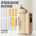 Baby bottle warmer sleeve - rechargeable, portable, waterless heating, wireless constant temperature, charging milk warmer heater for on-the-go use