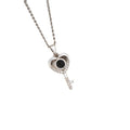【titanium steel】trendy "i love you" projection necklace - 100 languages, premium 18k pendant, lightweight luxury jewelry for women