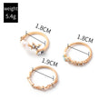 Wholesale color diamond hollow-out ring set - cross-border amazon hot-selling fashion jewelry alloy open ring set for women