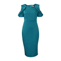 D289 european and american clothing  summer new independent station plus size women's clothing hip covering ol elegant commuting export dress