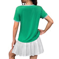 Pre-sale-92189# cross-border women's short-sleeved t-shirt women's letter printed loose trendy brand t-shirt