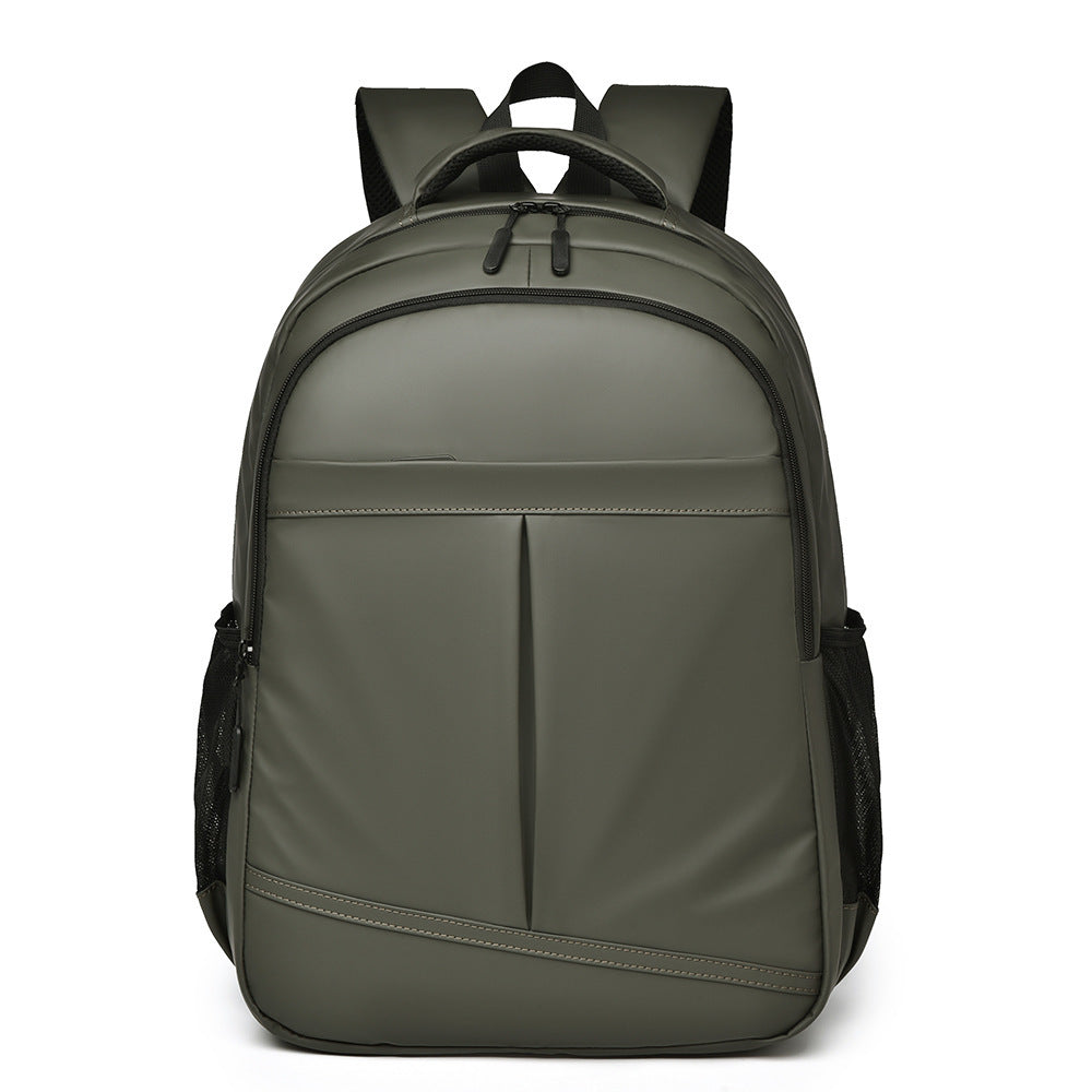 New simple sports backpack fashionable large capacity college student schoolbag business commute leisure double back
