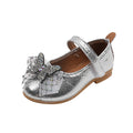 Girls' princess shoes - spring/autumn leather shoes for baby girls - children's shoes - bowknot flats - summer velcro princess style