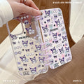 Suitable for apple 16promax kuromi mobile phone case iphone13 creative cartoon protective cover creative cartoon