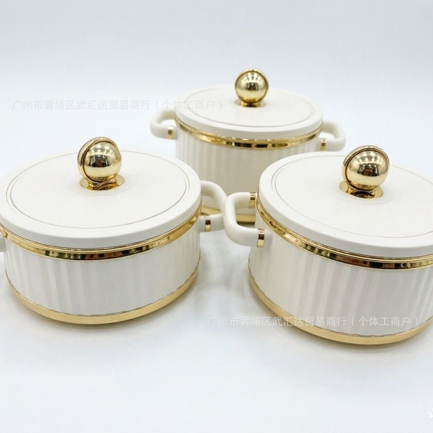 Food warmer thermal insulation pot thermal insulation lunch box large capacity commercial rice thermal insulation pot for home lunch box portable