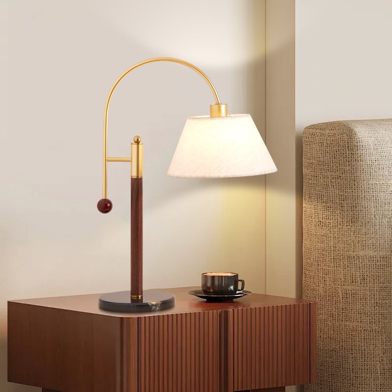 American high-end retro floor lamp living room sofa bedroom bedside study casual scandinavianins styleaccessible luxury table lamp