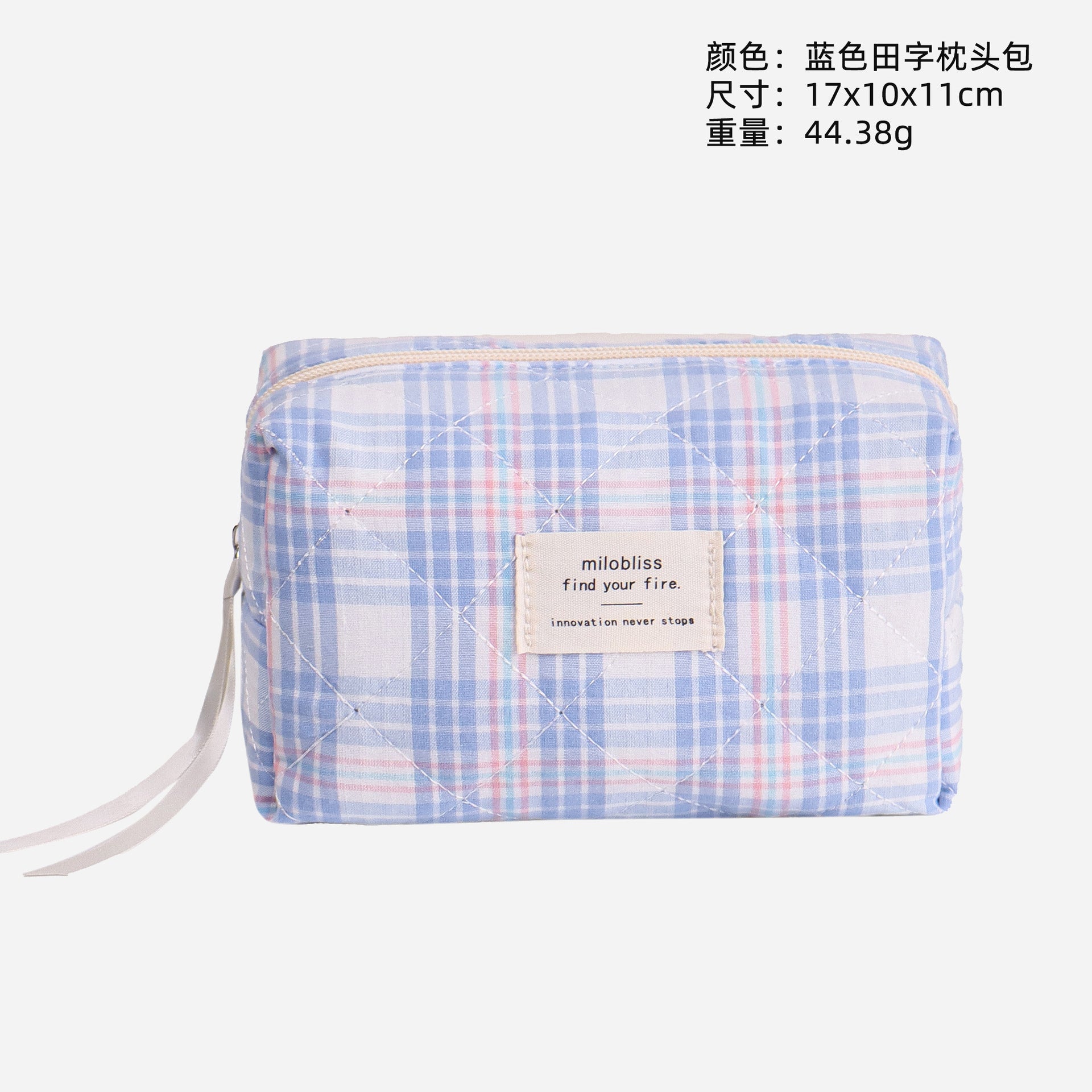 Xintian plaid quilted cute cosmetic bag  explosion large-capacity toilet bag women's cosmetics storage bag