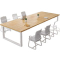 Conference table, rectangular desk, office desk and chair set, minimalist modern rectangular table, workstation, office negotiation table
