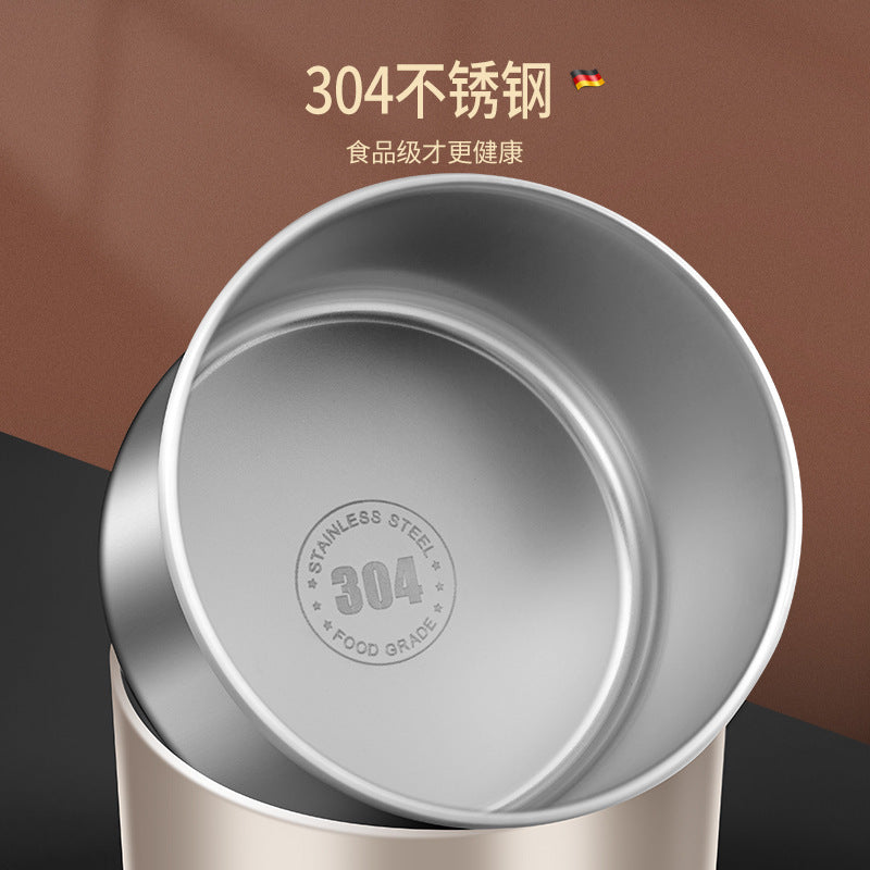 304 inner tank lunch box, office worker micro-wave furnace heating and heat preservation, bento box, fresh-keeping lunch box with lid, portable lunch box