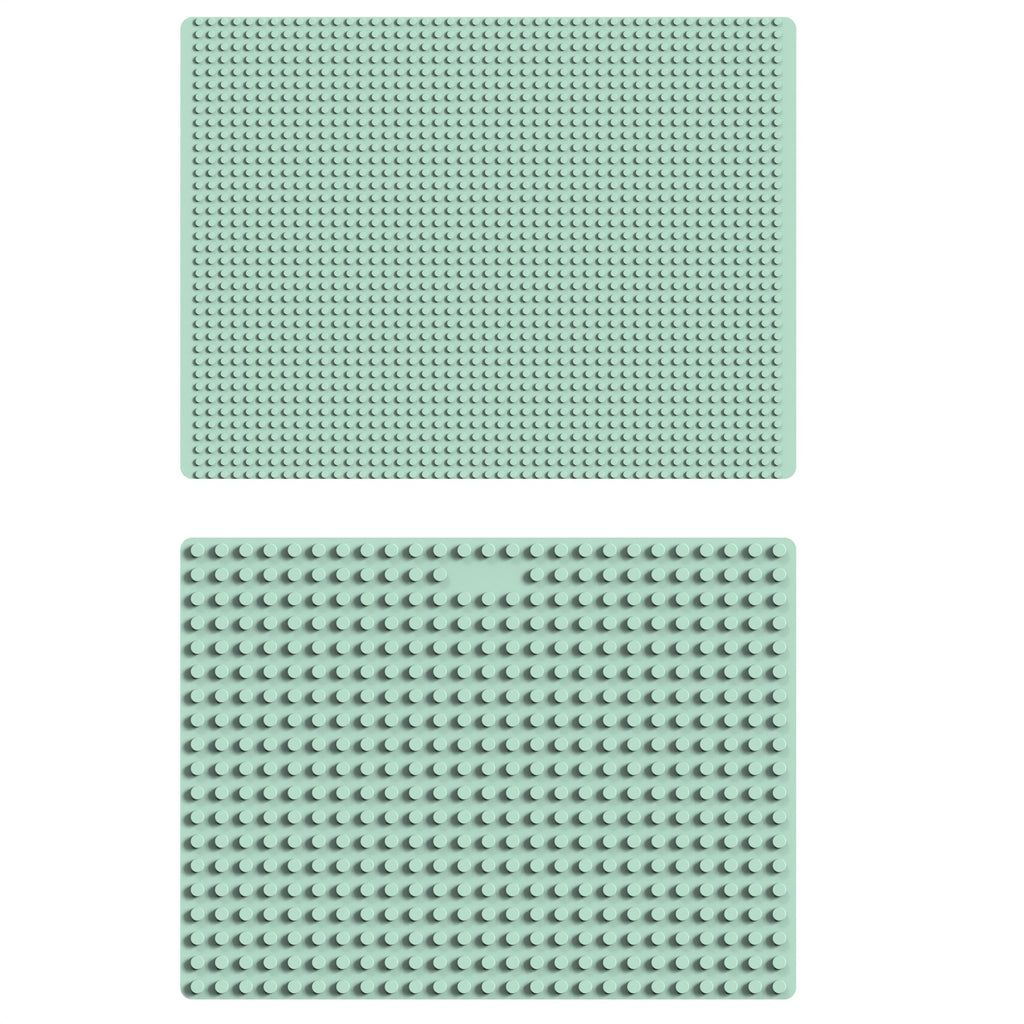 explosion square FDA silicone building block folding mat children's educational toys silicon building block mat