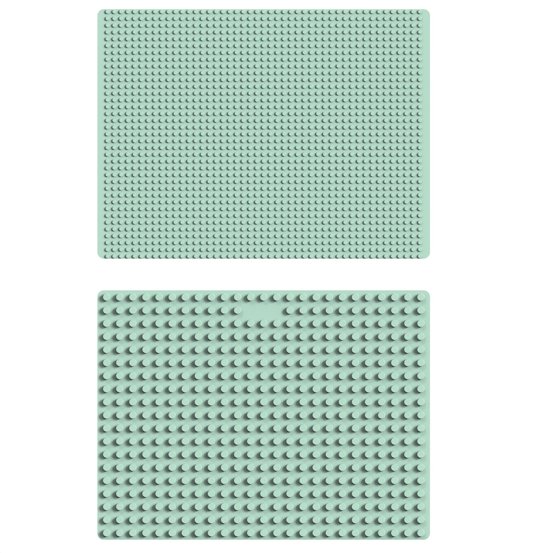 explosion square FDA silicone building block folding mat children's educational toys silicon building block mat