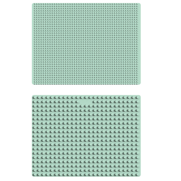 explosion square FDA silicone building block folding mat children's educational toys silicon building block mat