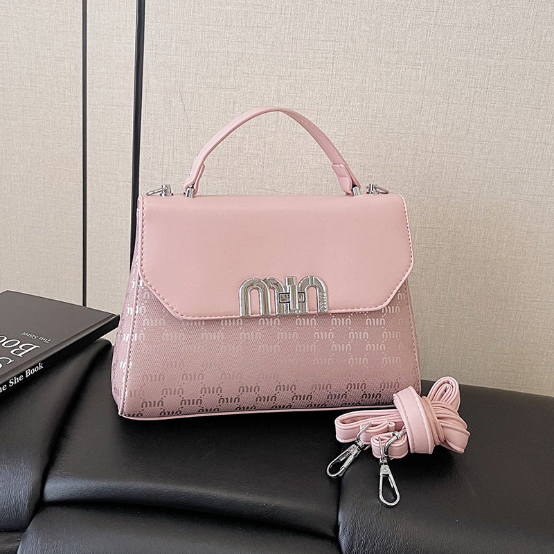 new arrivalfashiontrendykoreanniche style small square bag for women eleganteasiest for matchcasual wide shoulder strap one-shoulder crossbody bag