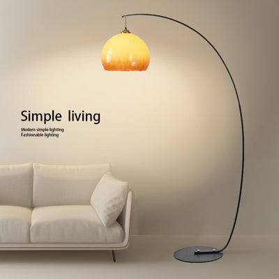 Vintage-inspired minimalist fishing light, living room sofa floor lamp, corner decorative design, nordic light luxury art table lamp