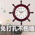 European retro swing clock living room wall clock fashion clock bedroom silent quartz clock creative clock