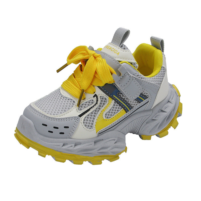 Vancahao breathable kids' double mesh sneakers -  autumn new collection: lightweight running shoes for boys and girls, chunky dad sneakers