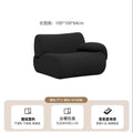 Compression sofa module sofa light luxury normcore style bamboo sofa small apartment straight row sofa bed