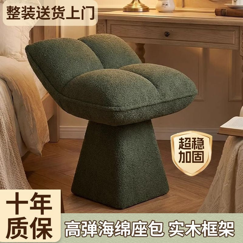 Lazy sofa girl for homerotate dressing stool reclining sofa chair bedroom makeup chair beauty salon manicure stool