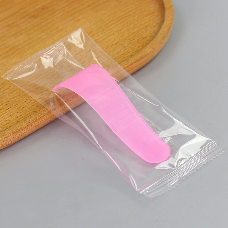 Beauty hair removal scraper plastic pp scraper scraper shaving board to remove armpit hair s curved curved rod spoon individually packaged