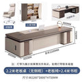 2.2m double short cabinet boss table + boss chair + 6-door bookcase