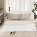 Diatomaceous earth bath mat - winter home bathroom entrance rug - bathroom carpet - shower mat - absorbent & non-slip