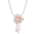 Gentle floral pearl choker necklace - chic & unique, sweet & elegant summer accessory for women