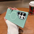 Premium mesh cooling magnetic case for samsung s26 ultra, honeycomb breathable mesh, skin-feel anti-drop for s24/s23