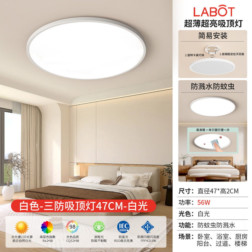 Led ceiling light - minimalist modern style for master bedroom, living room, hallway, kitchen, balcony - eye protection main lighting