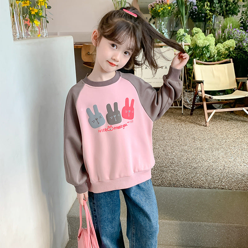 Girls' sweatshirt autumn collection : trendy & stylish long-sleeve tops for little girls - perfect for autumn
