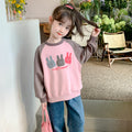 Girls' sweatshirt autumn collection : trendy & stylish long-sleeve tops for little girls - perfect for autumn