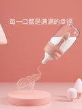 Manufacturer's wide-mouth glass baby bottles for newborns and older babies, featuring straw, anti-colic design, private label, and oem export options