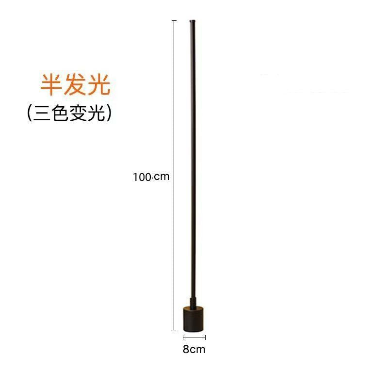 Nordic floor lamp led living room sofa corner floor lamp minimalist linear bedroom bedside lamp ambient lighting fixture