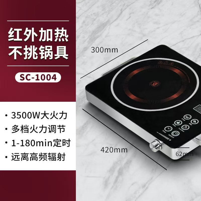 New arrival: smart electric ceramic cooktop - 3500w high power, perfect for stir-frying, new home use, universal compatibility, multi-functional induction cooker