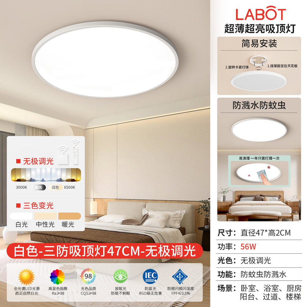 Led ceiling light - minimalist modern style for master bedroom, living room, hallway, kitchen, balcony - eye protection main lighting