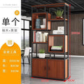 Office screen partition bookshelf storage rack iron floor-standing flower rack decorative rack dining room living room entrance display rack