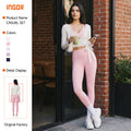 Spring/summer ballet-inspired activewear set: women's sexy, breathable, criss-cross back, slim-fit yoga top and bottoms