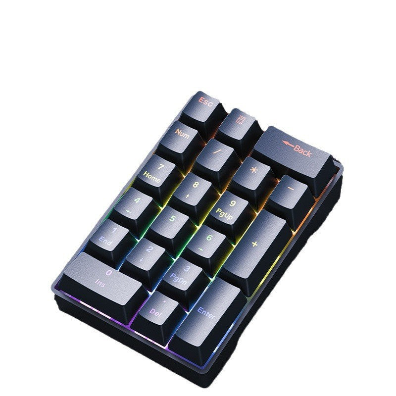 Dragon guardian green switch k21 mechanical numeric keypad - multifunctional keys, ideal for banking, accounting, and office use