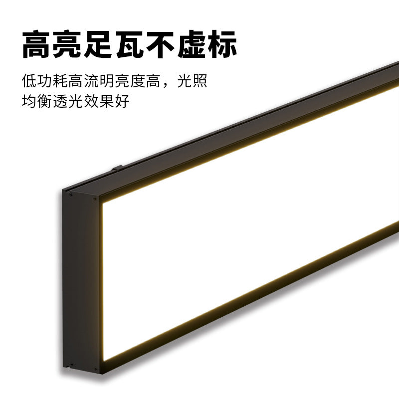 LED strip light gym supermarket restaurant office chandelier lighting modern commercial ceiling chandelier office light