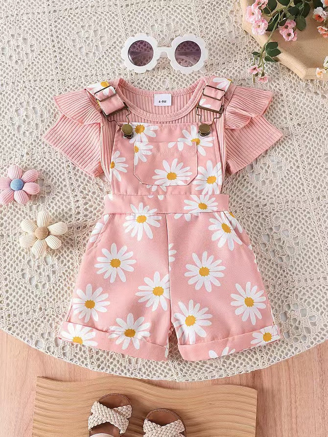 Children's clothing  cross-border fashionsummer children's clothing multi-color short-sleeved khaki + full printed picture